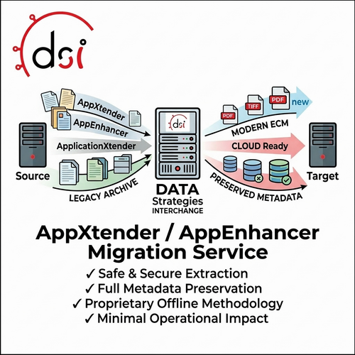 ApplicationXtender Migration service